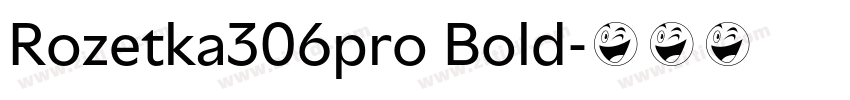 Rozetka306pro Bold字体转换